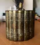 Cutie caseta bijuterii din metal placat aur Andrea sadek - vintage