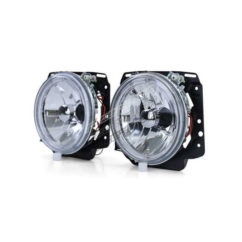 Фарове Голф 2 angle eyes Нови Тунинг без кръстачка кристални VW Golf