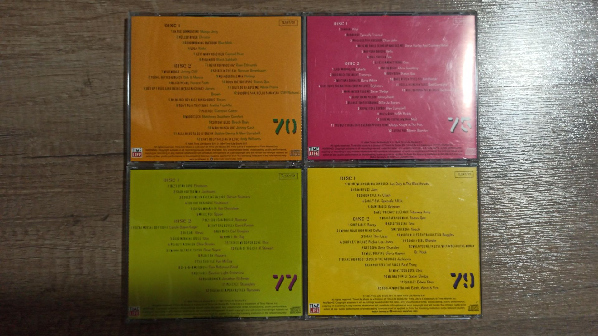 Lot 4 CDuri duble The Collection of the 70s (8CD)