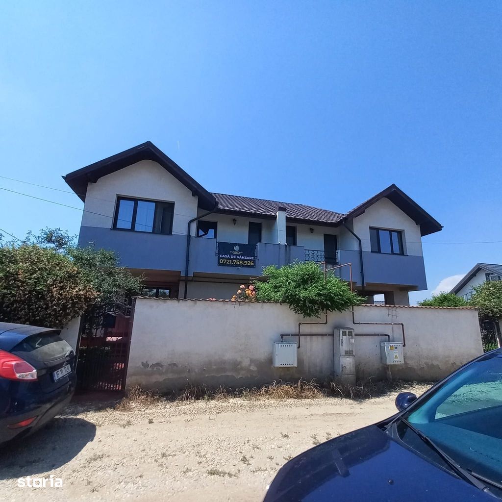 Duplex P+1 cu pivniță, foișor și grădină superbă Măgurele Strada Câmpu