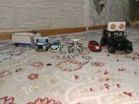 Лего полиция 2шт формула 1  машинка 1 и гелик брабус с пультом