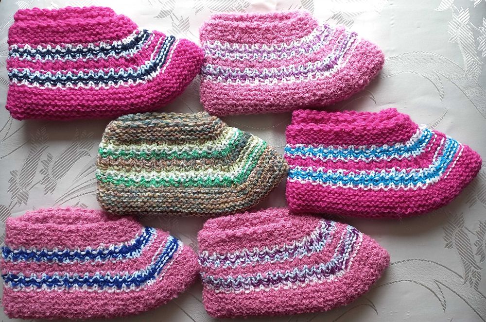 Домашно плетени терлици (мъжки, дамски и детски)