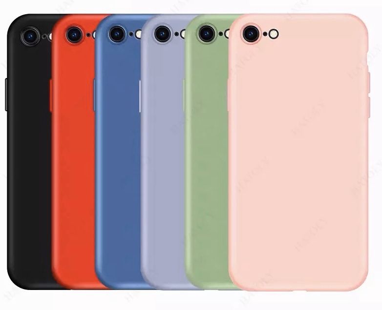 Husa Slim Alcantara Case Silicon cu Interior Fin - Iphone 8/7/6 Plus