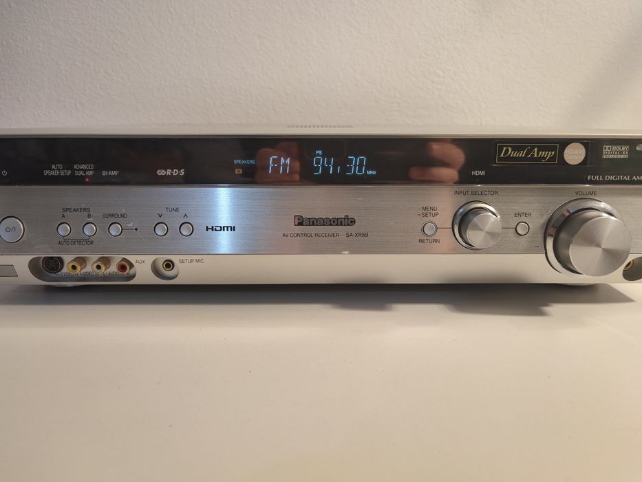 Amplificator Panasonic SA XR59 statie 9 iesiri amplituner optical hdmi