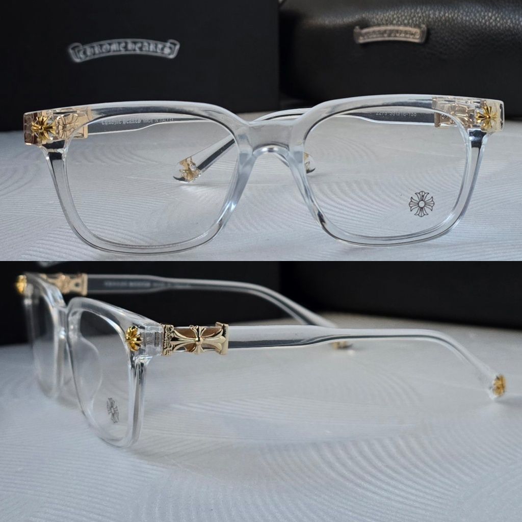Очила за компютър Диоптрични рамки прозрачни слънчеви chrome hearts