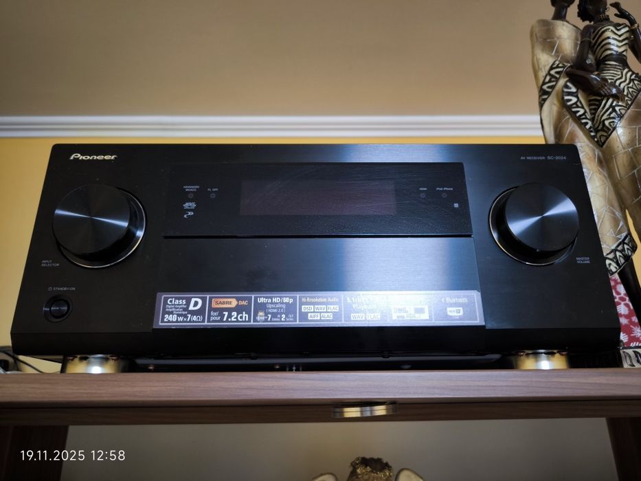 Продавам ресивър Pioneer SC-2024-K 240w x 7ch на 4 ома