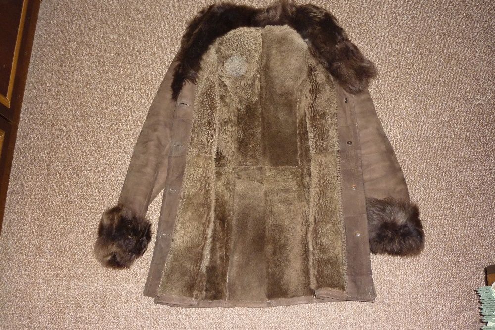 Турско дамско палто(кожух) - агнешка кожа