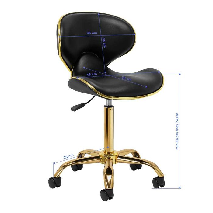 Scaun/taburet cosmetic profesional ,Gabbiano