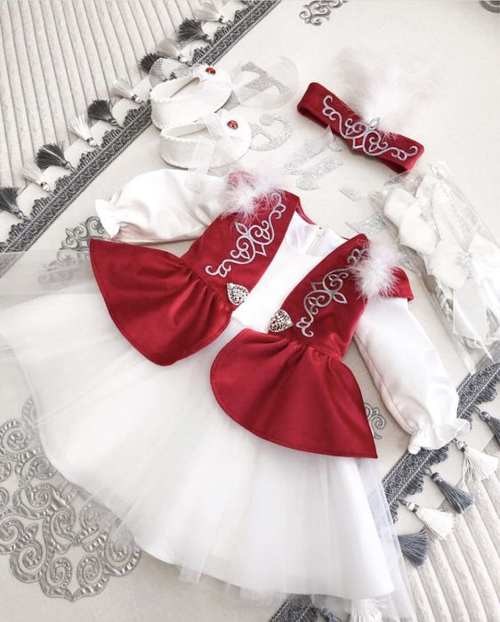 Казахские костюмы на тусау кесер, тусау кесу для девочек