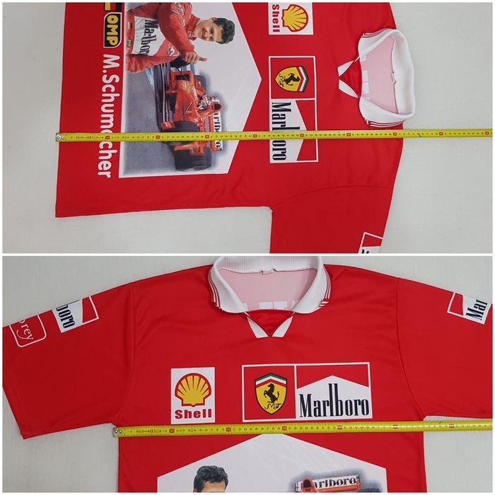 Tricou Michael Schumacher Ferrari Marlboro Shell Racing Formula 1