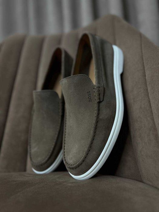 Boss мужские замшевые лоферы РАЗМЕР 45