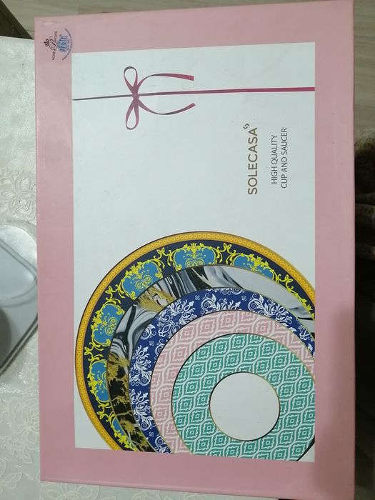 Посуда чашки и блюдув Solicasa