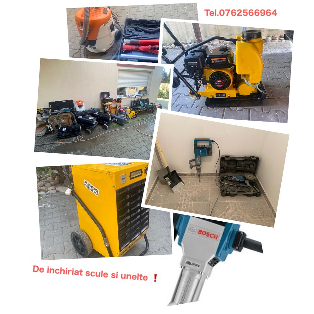 De inchiriat Mai compactor, inchiriez berbec, broasca compactare