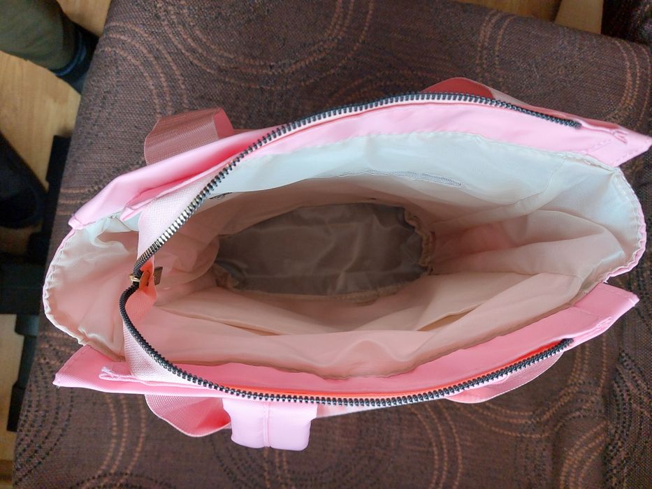 Промоция на розова раница,чанта за рамо.