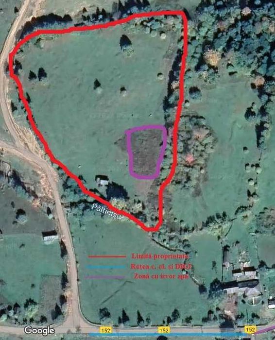 Teren intravilan Grinties, Neamt