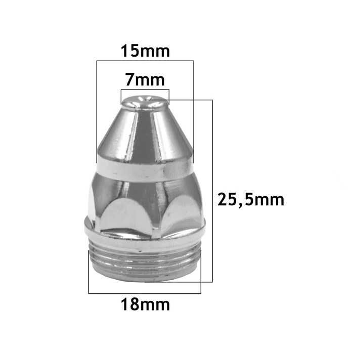 Set 20 accesorii pistolet P80 torta pentru aparat de taiere cu plasma