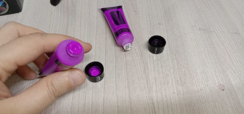 Неоновый грим, 5 цветов