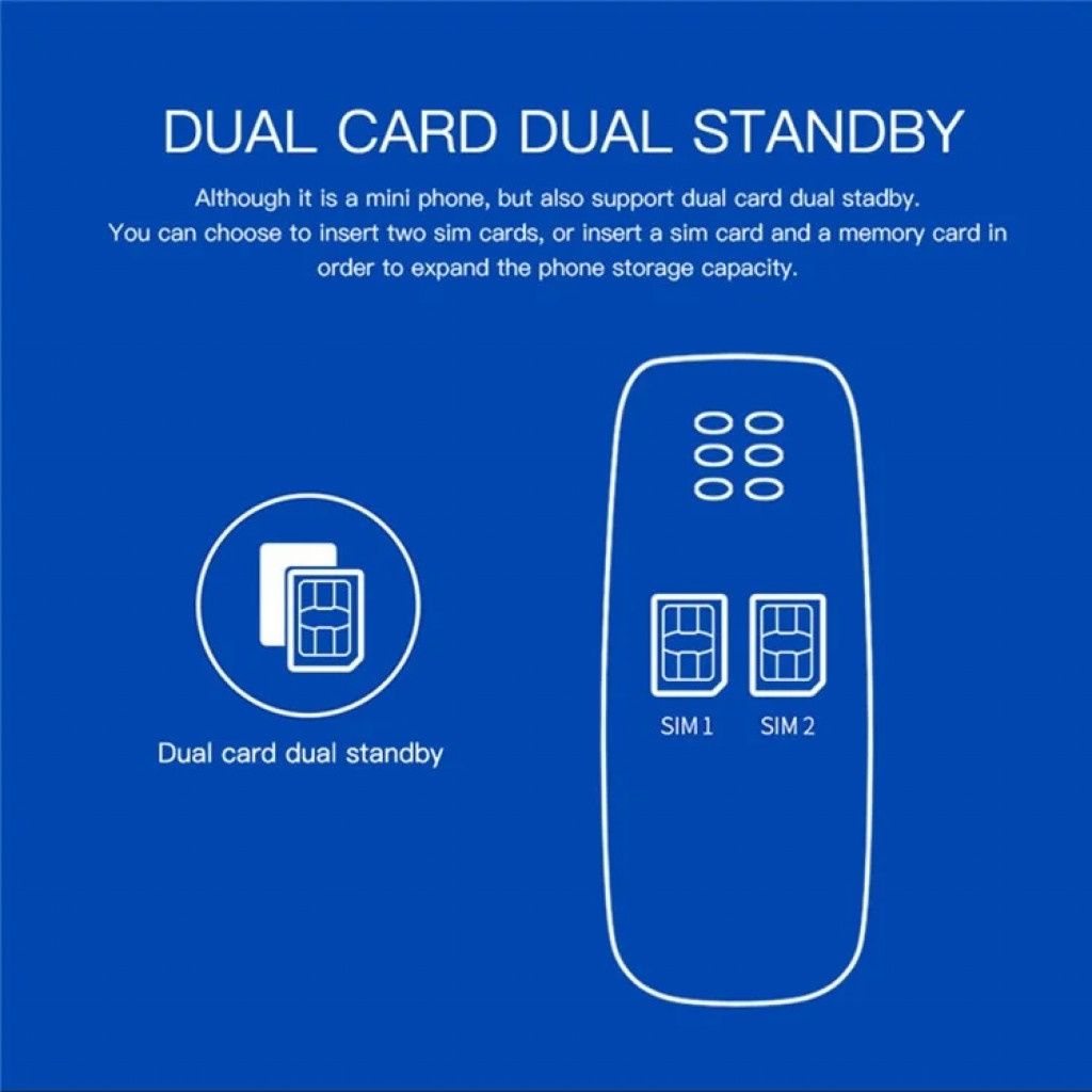 L8STAR BM10 Dual SIM Bluetooth съвместим мини бар телефон 2G GSM 0.66