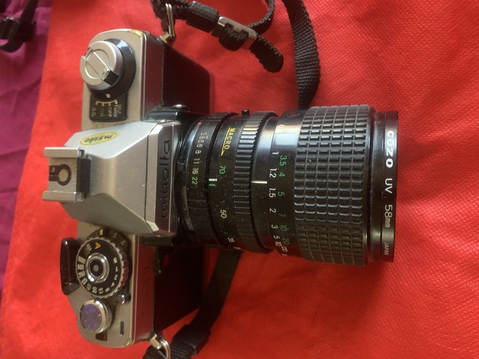 Camera foto si obiective foto , Minolta, polar , vivitar
