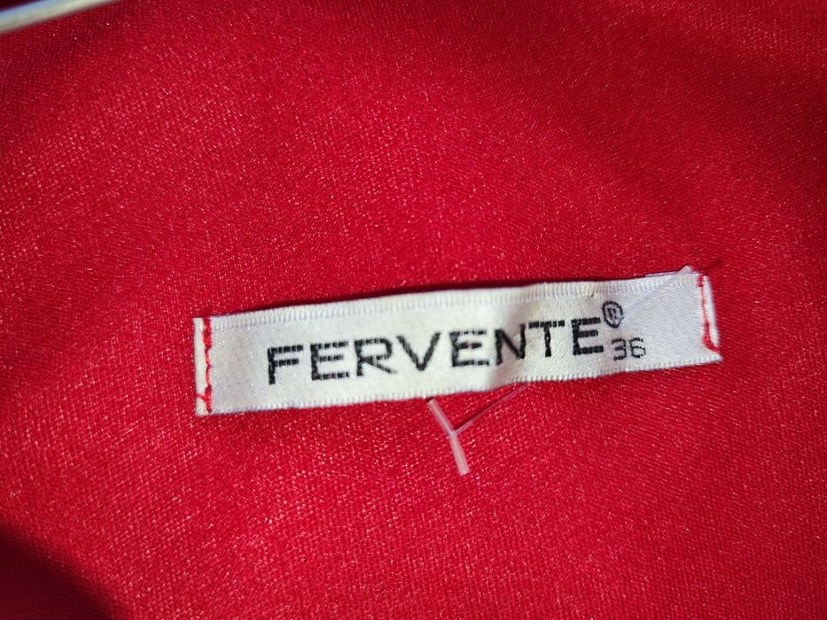 Стилна/официална червена рокля