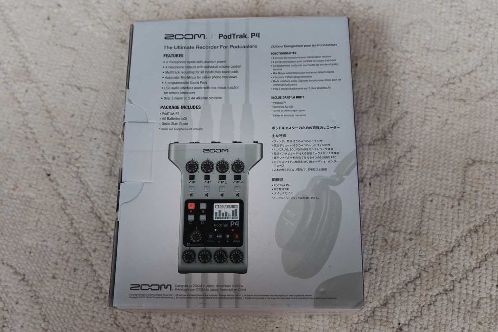 Zoom PodTrak P4 Джобен дигитален рекордер