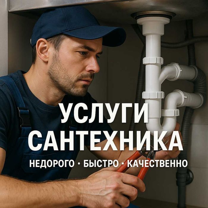 Сантехник Срочно Устранение Протечки Монтаж Сантехники Чистка Труб