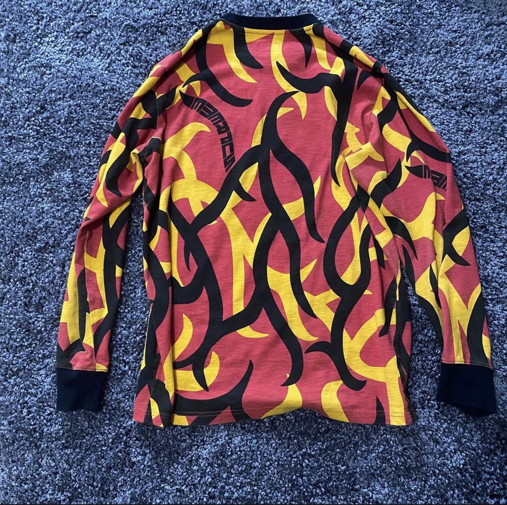 Supreme L/S Pocket Tee Red Tribal Camo Marimea M (Rar)