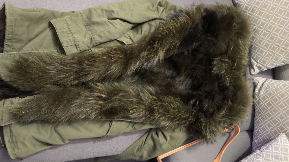 Парка с естествен косъм