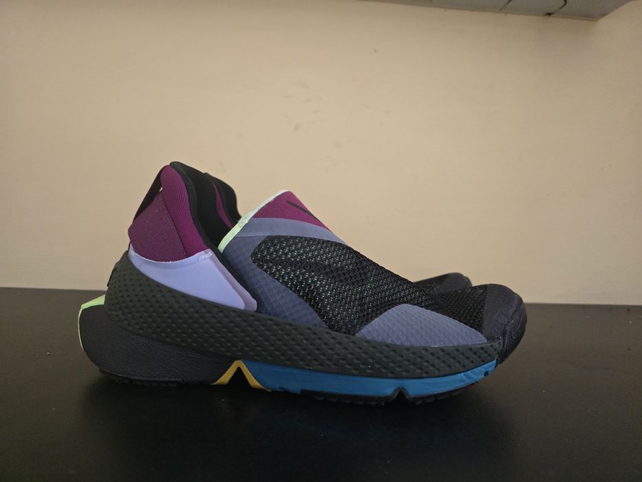 Mаратонки Nike GO FlyEase 'Black Lime Glow'