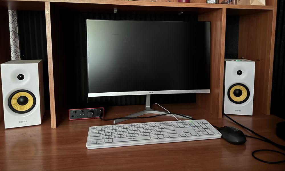 колонки edifier R1080BT белый
