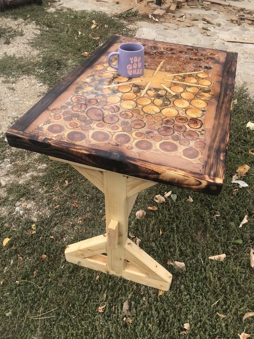 Masuta cafea rondele nuc, mar si gutui