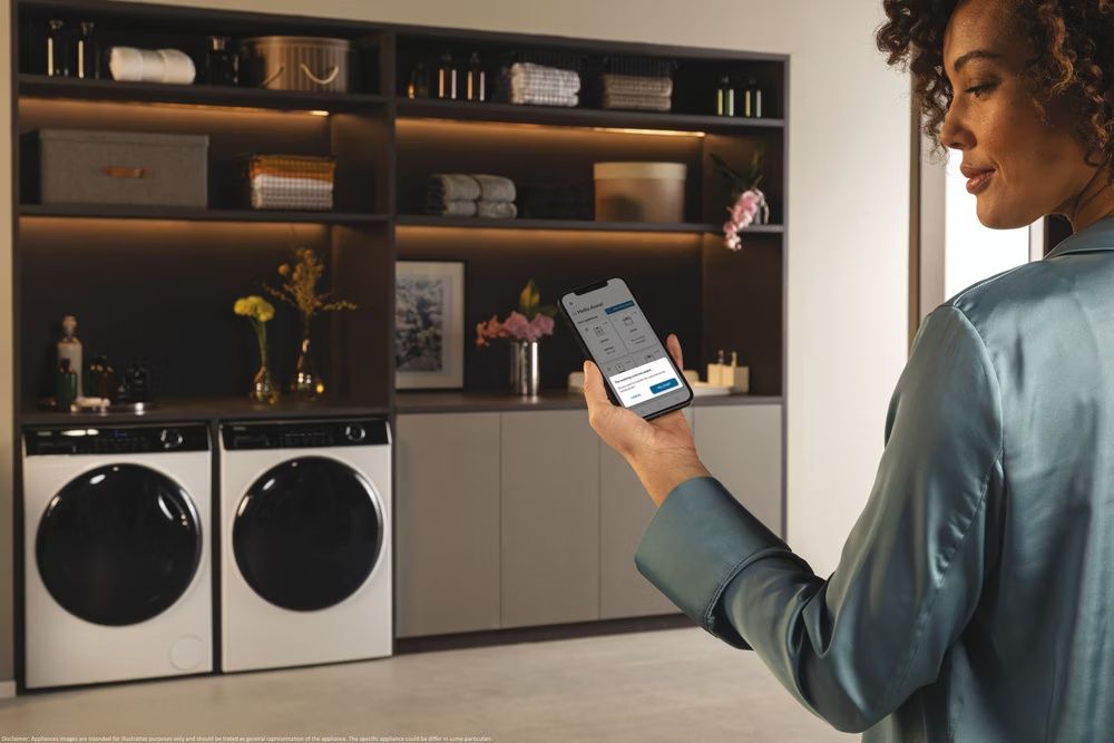 Нова инверторна Direct Drive слим пералня Haier 8 кг