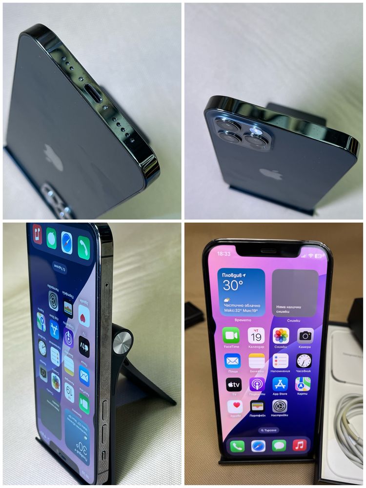  Apple iphone 12 PRO 512 gb MGMU3ZD ПЕРФЕКТЕН  Епъл айфон