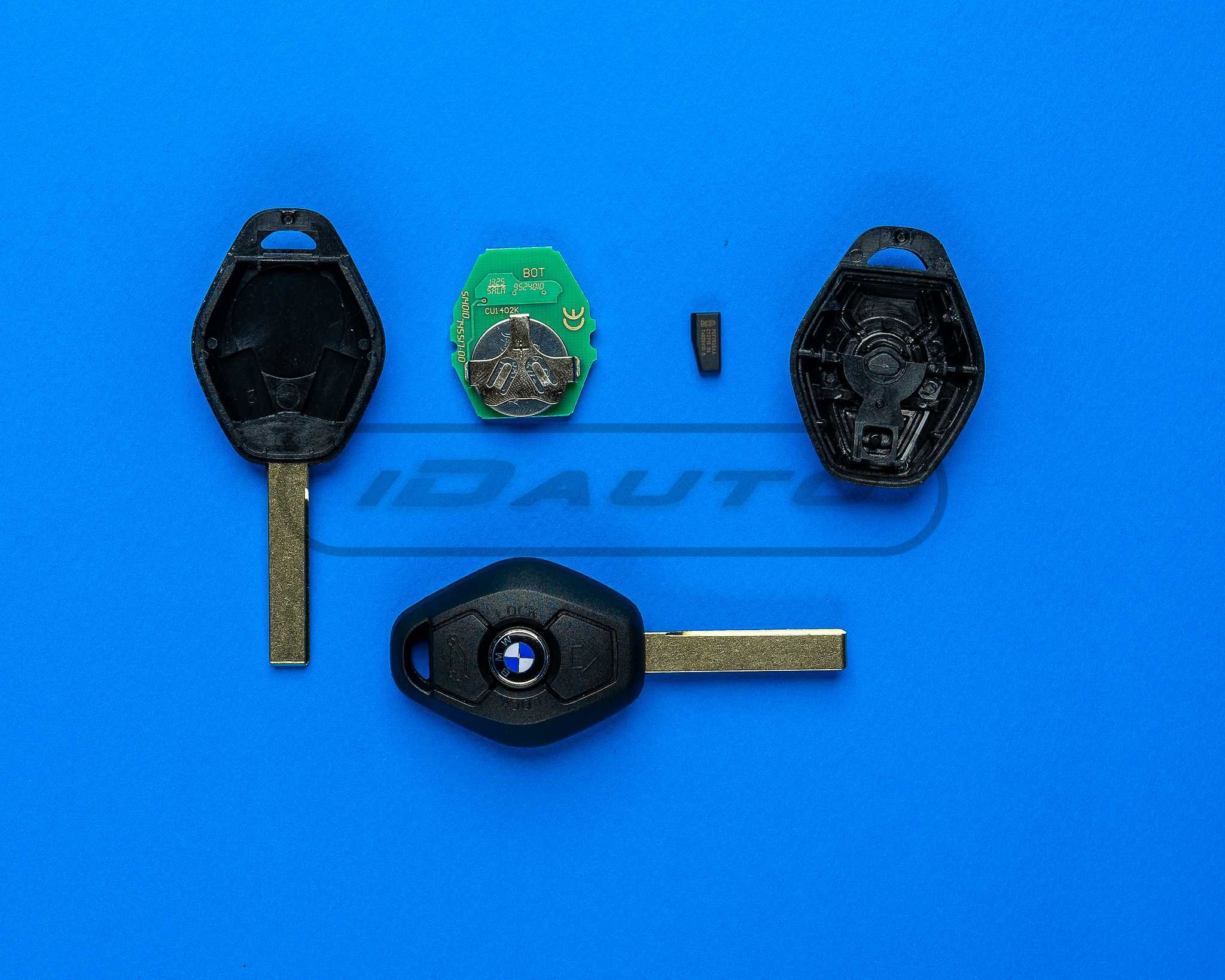 Ключ с чип кутийка BMW / бмв e39 e46 e60 x5 x3 e81 e63 e38 / 434 868