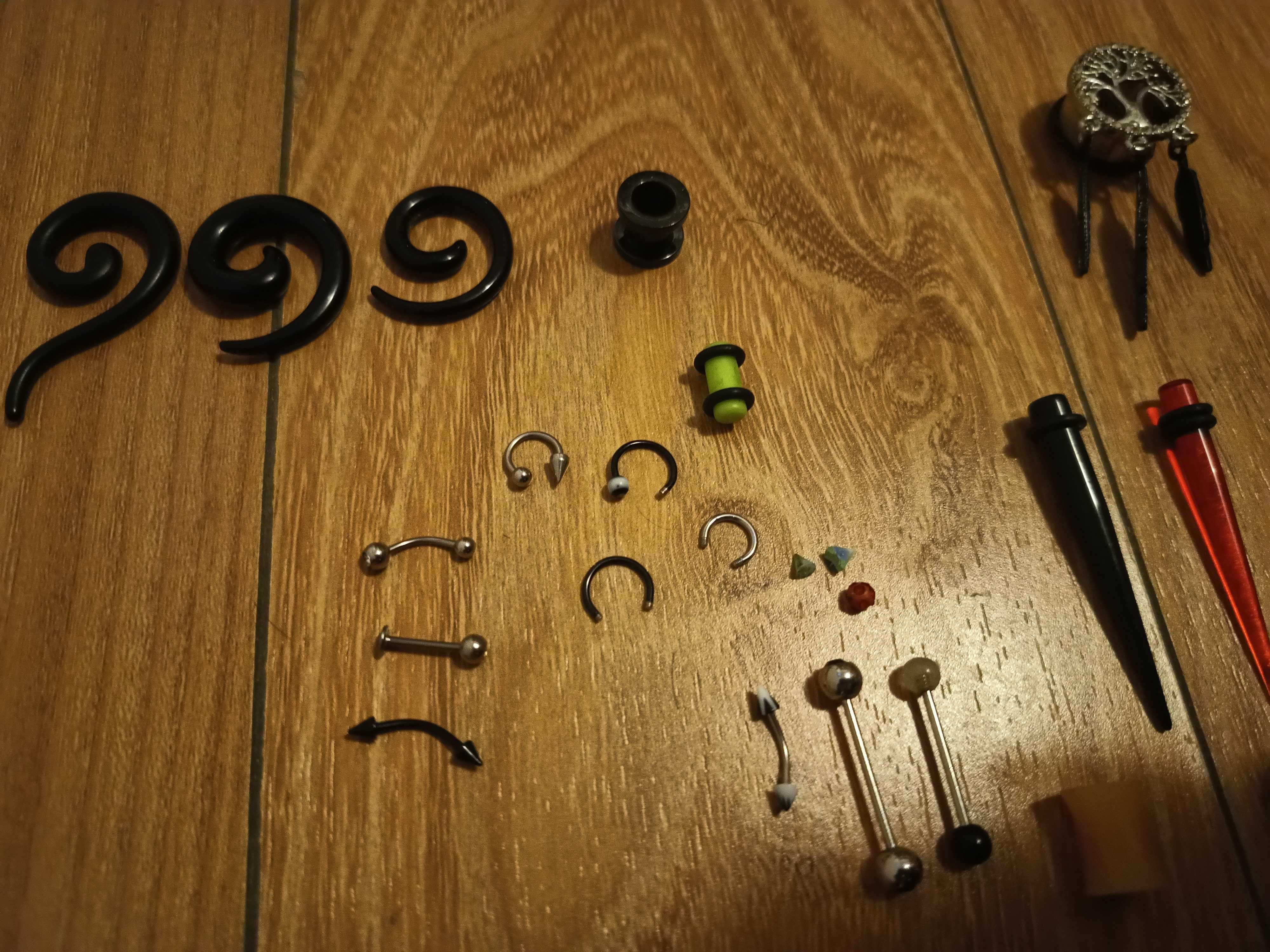 25 Expandere/Flash Tunnel/Ear Plug l,Piercing-CristalUrechi 10-20mmNoi