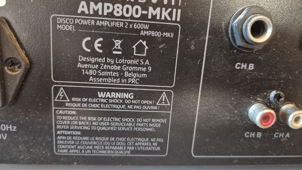 Ibiza Sound AMP 800 MKII