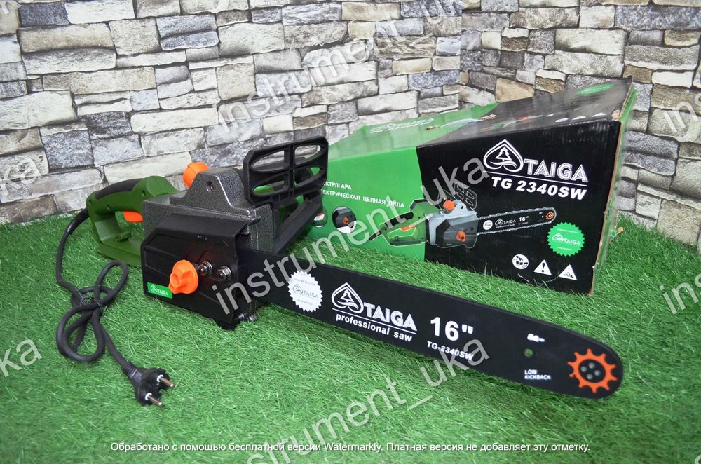 Электрическая цепная пила Taiga 16" (электропила) (TG2340sw)