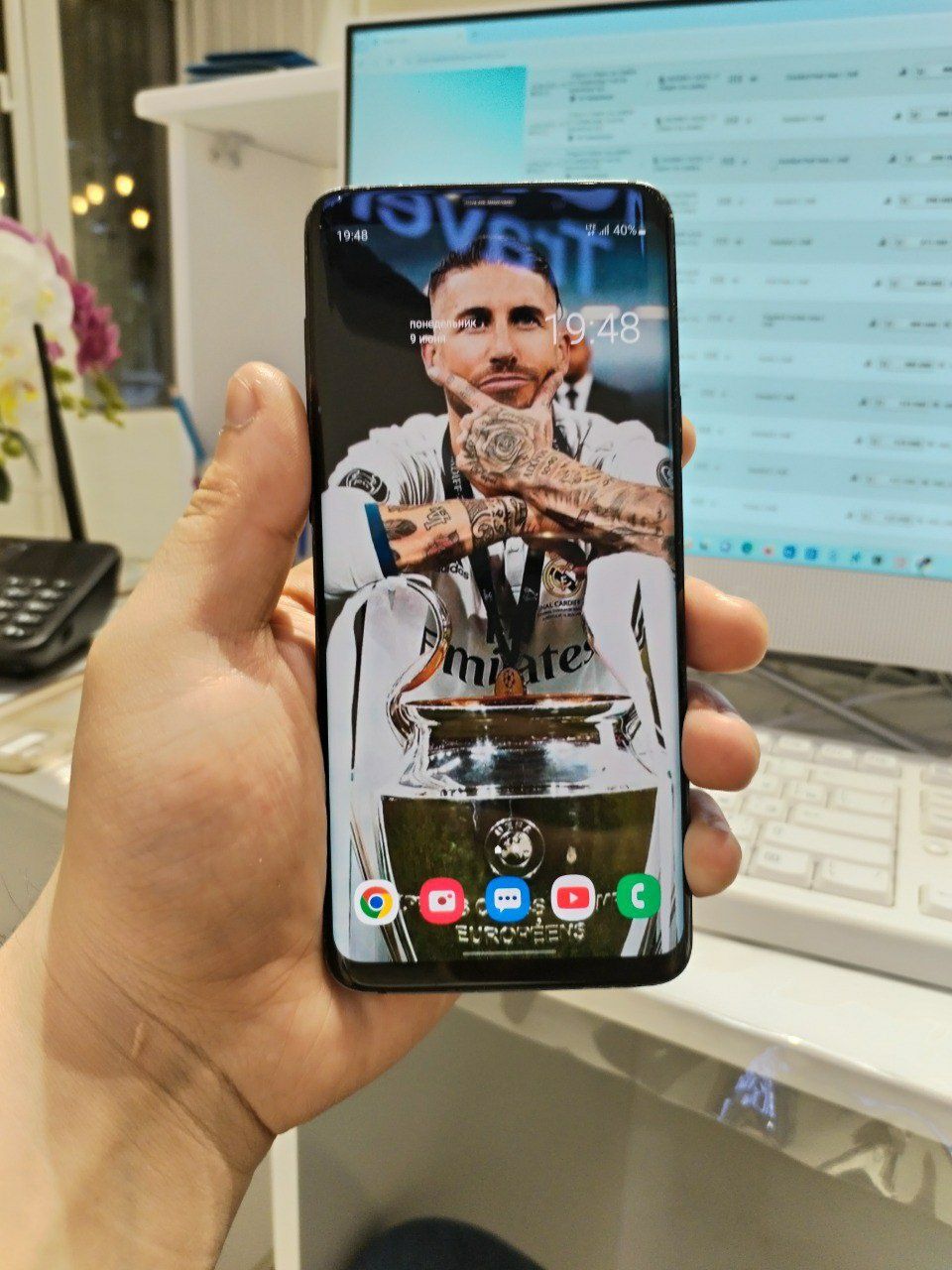 Galaxy s9 plus ideal!