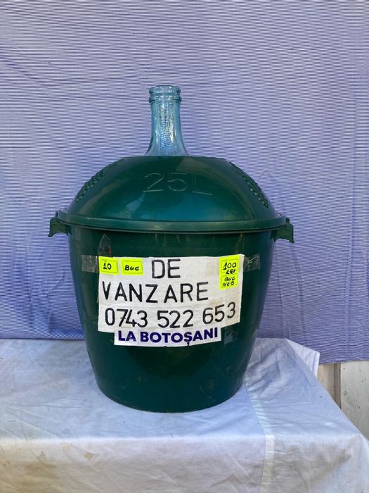 Damigeana sticla volum 25 litri Damigene