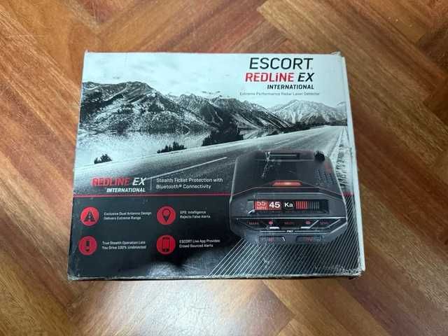Detector Radar , Escort Redline EX internațional cu GPS - ca Nou
