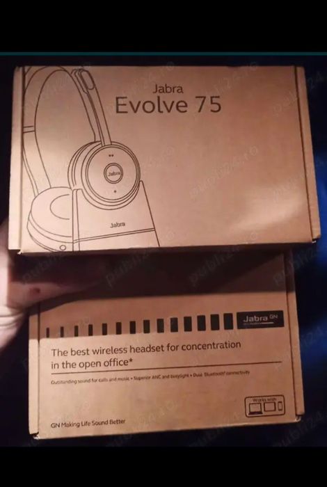 Căști Jabra Evolve 75 SE UC noi sigilate