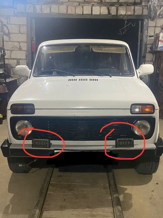 Туманкы 2 шт ваз 14 тен шыккан лед