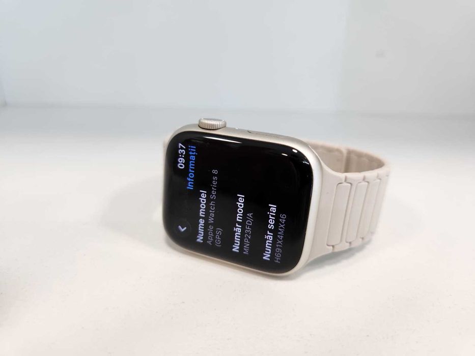 Apple Watch Seria 8 GPS 45mm (Ag8 Tudor1/B73904) – Garantie 2 Ani!