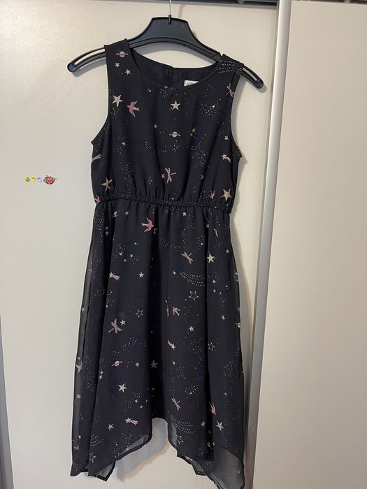 Rochie neagra din voal H&M