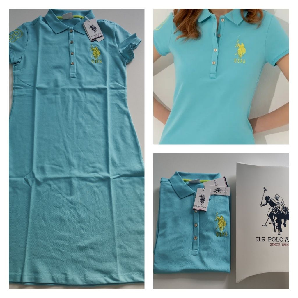 U.S. Polo Assn.2XS, XS,S,M,L,XL,2XL Оригинални дамски рокли