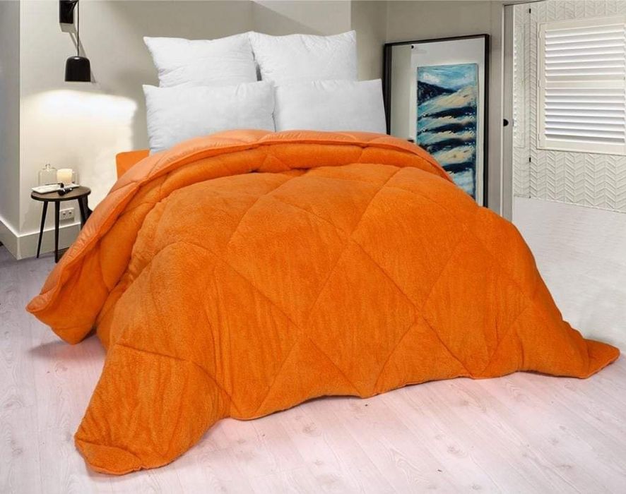 Олекотена зимна завивка Шепърд с пух