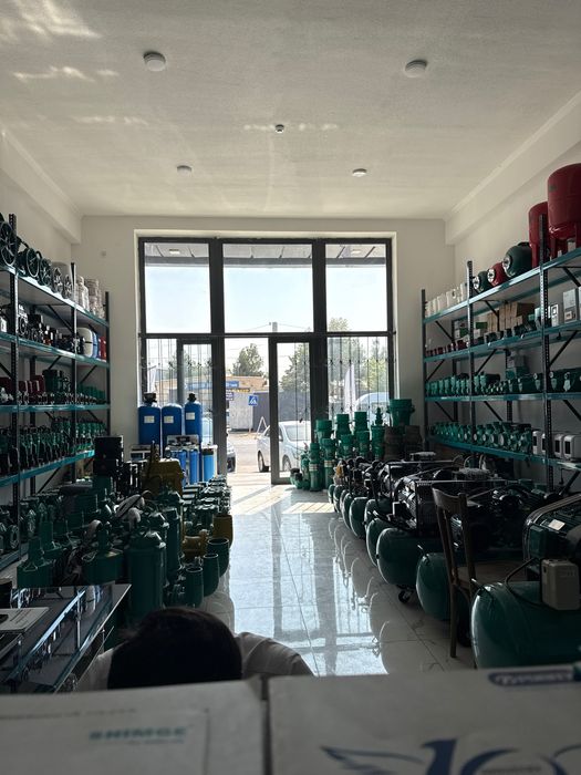 Бесшумный воздушный компрессор 50 литр 2 головка 280 литр/хаво SAAB