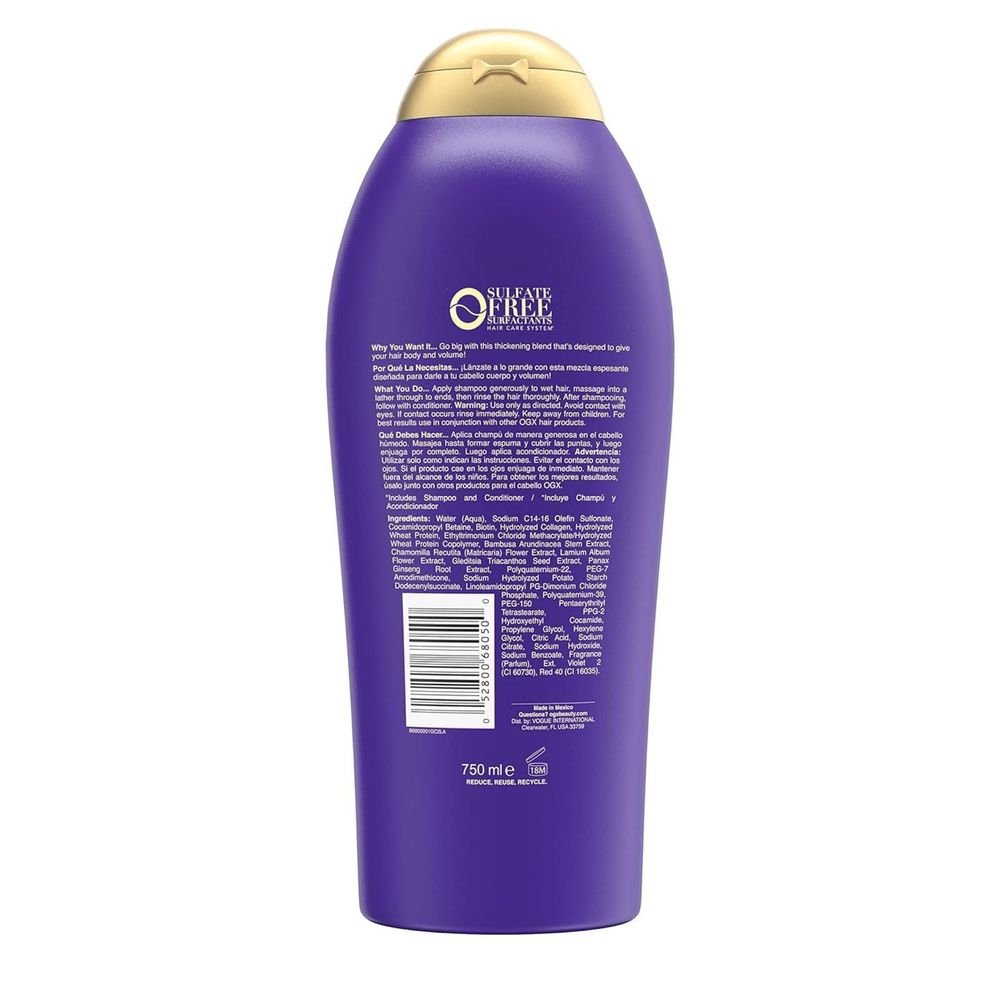 OgX Collagen&Biotin shampoo