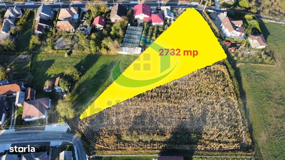 Teren intravilan 2732 mp, Strada 1 Mai, Somcuta Mare, zona de case