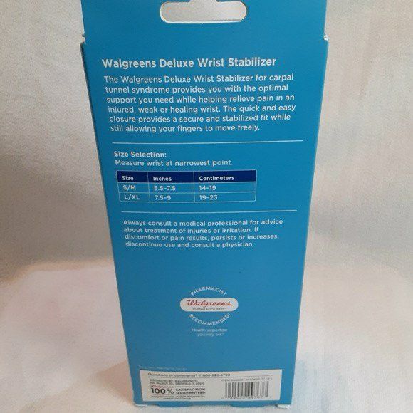 Стабилизатор запястья шина Walgreens deluxe